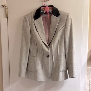 J. Peterman Women's Gray Blazer